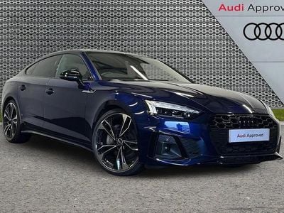 Used Audi A5 Sportback Black Edition 261 HP (191 kW) 2022 Blue Hatchback