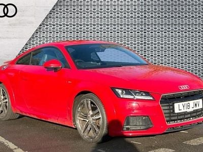Used Audi TT S-Line 180 HP (132 kW) 2018 Red Coupe