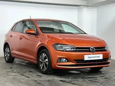 Used VW Polo Match 95 HP (69 kW) 2021 Orange Hatchback