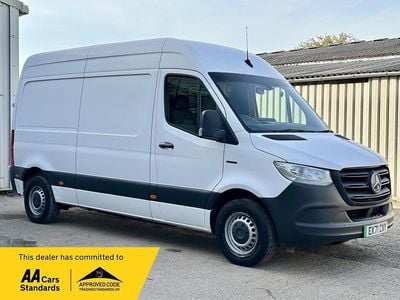 Begagnad Mercedes E-Sprinter Progressive 85 kW (116 HK) 2021 Vit Van