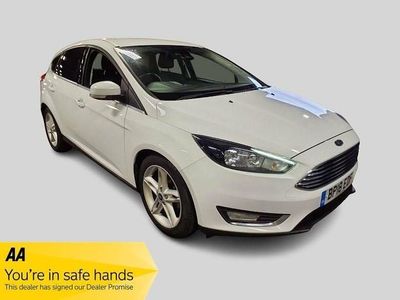 Used Ford Focus Titanium 125 HP (91 kW) 2018 White Hatchback
