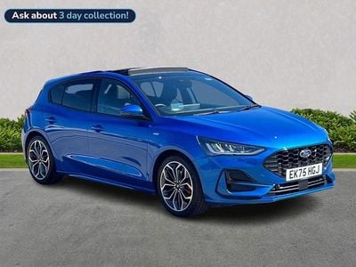 New Ford Focus ST-Line X 2025 Blue Hatchback