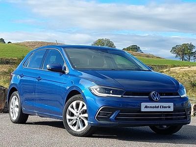 Used VW Polo Style 95 HP (69 kW) 2024 Blue Hatchback