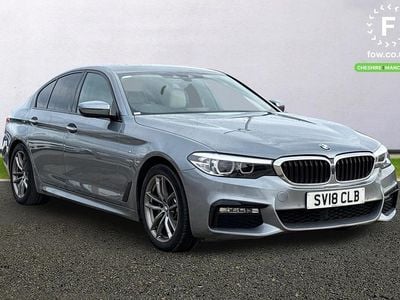 Blue Used 2018 BMW 520 M Sport Sedan | £18,099 (Good price)