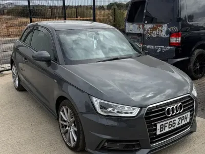 Used Audi A1 S-Line 116 HP (85 kW) 2017 Grey Hatchback