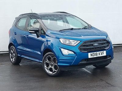 Blue Used 2018 Ford Ecosport ST-Line SUV | £10,198 (Fair price)