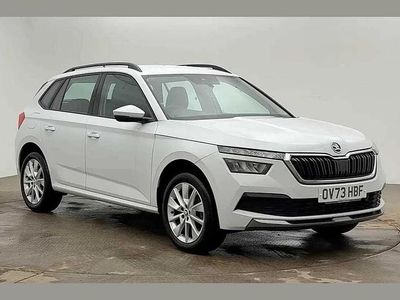 Used Skoda Kamiq SE 94 HP (69 kW) 2023 Moon white metallic SUV