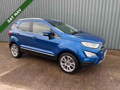 Blue Used 2018 Ford Ecosport Titanium SUV | £7,490 (Fair price)