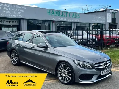 Used Mercedes C200 AMG Line Premium 184 HP (135 kW) 2017 Grey Estate