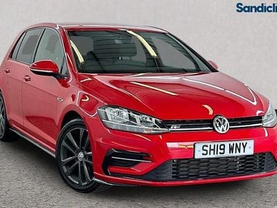 Used VW Golf VII R-line 150 HP (110 kW) 2019 Red Hatchback