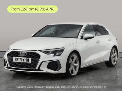 Used Audi A3 Sportback S-Line 110 HP (80 kW) 2021 White Hatchback