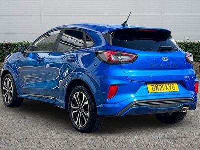 Begagnad Ford Puma ST-Line 2021 Blå SUV