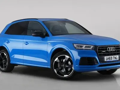Used Audi Q5 Black Edition 190 HP (139 kW) 2019 Blue SUV