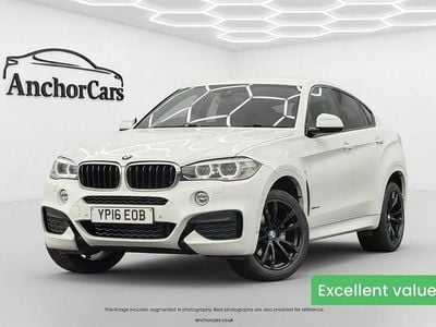 White Used 2016 BMW X6 M Sport SUV | £19,440 (Fair price)