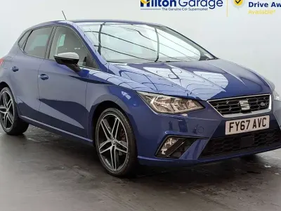 Used Seat Ibiza FR 95 HP (69 kW) 2017 Blue Hatchback