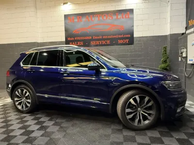 Used VW Tiguan R-line 180 HP (132 kW) 2018 Blue SUV