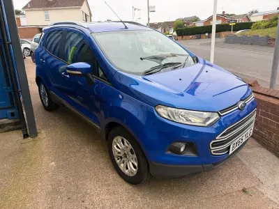 Used Ford Ecosport Zetec 95 HP (69 kW) 2015 Blue SUV