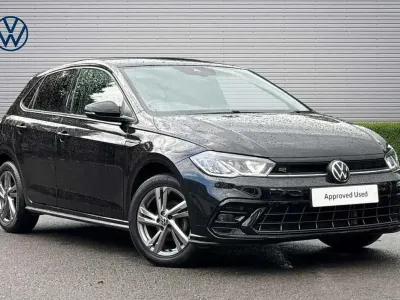 Used VW Polo R-line 95 HP (69 kW) 2023 Black Hatchback