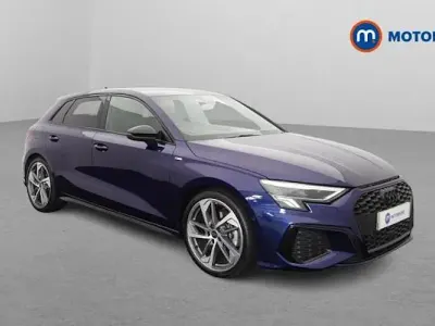 Used Audi A3 Sportback Black Edition 150 HP (110 kW) 2024 Blue Hatchback