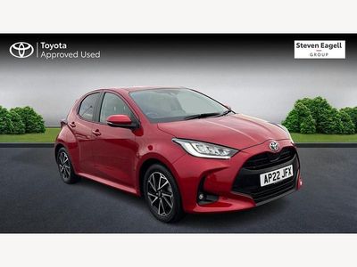 Red Used 2022 Toyota Yaris Hybrid Design Hatchback | £16,817 (Good price)