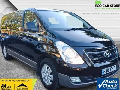 Usado Hyundai I800 SE 136 CV (100 kW) 2016 Negro Monovolumen