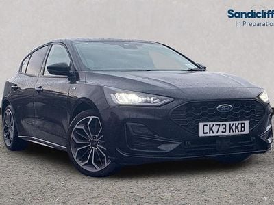 Agate black (premium colour) Used 2023 Ford Focus ST-Line X Hatchback | £15,577 (Fair price)