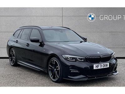 Black sapphire metallic paint Used 2021 BMW 330 M Sport Estate | £24,495 (Super price)