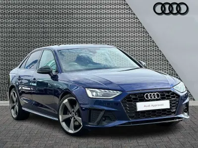 Used Audi A4 Black Edition 2020 Blue Sedan