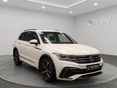 White Used 2021 VW Tiguan R-line SUV | £24,995 (Fair price)