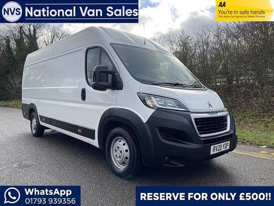 White Used 2020 Peugeot Boxer S Van | £9,190 (Fair price)