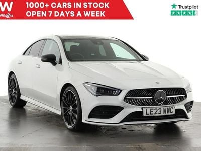 White Used 2023 Mercedes CLA220 AMG Line Premium Plus Sedan | £27,699 (Good price)