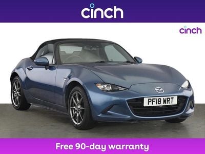 Blue Used 2018 Mazda MX5 Inclusive Cabriolet | £12,899 (Good price)