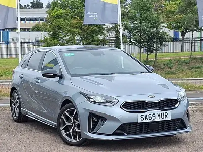 Used Kia Ceed GT-Line 138 HP (101 kW) 2019 Silver Hatchback
