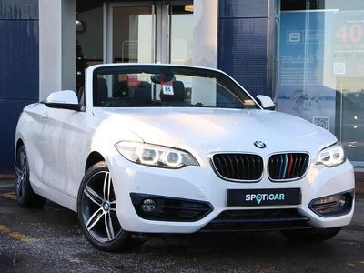 White Used 2018 BMW 218 Sport Line Cabriolet | £10,899 (Good price)