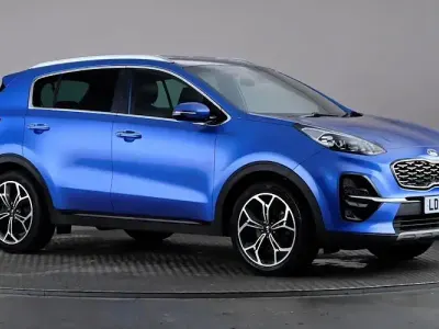 Used Kia Sportage GT-Line 136 HP (100 kW) 2021 Blue SUV