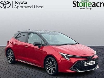 Red/black Used 2023 Toyota Corolla Sport Hatchback | £23,500 (A bit pricey)