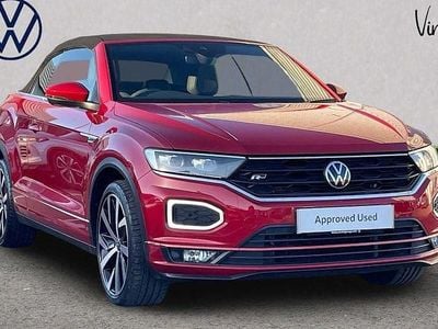 Red Used 2021 VW T-Roc Cabriolet R-line Cabriolet | £21,643 (Fair price)