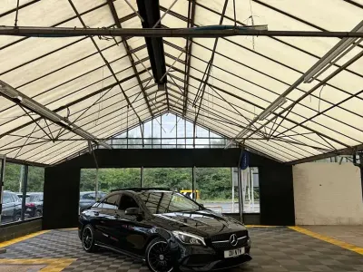 Used Mercedes CLA200 AMG line 156 HP (114 kW) 2019 Black Coupe