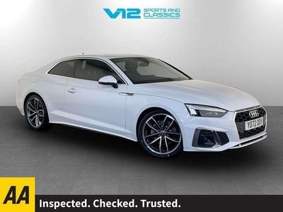 White Used 2022 Audi A5 S-Line Coupe | £23,995 (Good price)