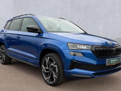 Used Skoda Karoq SportLine 150 HP (110 kW) 2026 Race blue metallic SUV