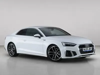 Used Audi A5 S-Line 150 HP (110 kW) 2023 White Coupe