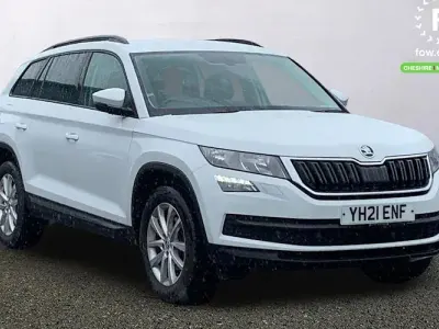Used Skoda Kodiaq SE 150 HP (110 kW) 2021 White SUV