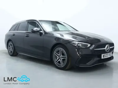 Begagnad Mercedes C200 AMG line 224 HK (164 kW) 2023 Grå Kombi