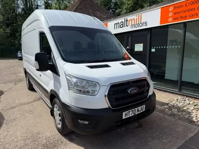 Used Ford Transit Trend 130 HP (95 kW) 2021 White Van