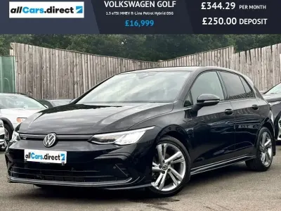 Used VW Golf VII R-line 2021 Black Hatchback