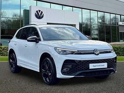 White Used 2025 VW Tiguan R-line SUV | £37,990