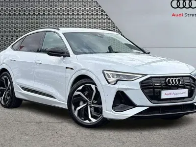 Used Audi e-tron Sportback Black Edition 230 kW (313 HP) 2022 White SUV