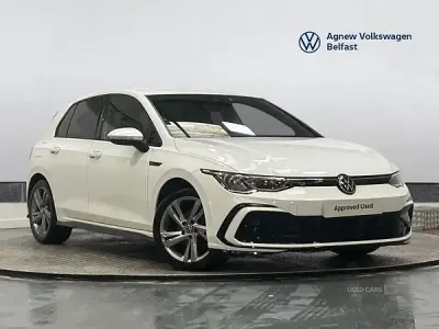 Used VW Golf VIII R-line 150 HP (110 kW) 2023 White Hatchback
