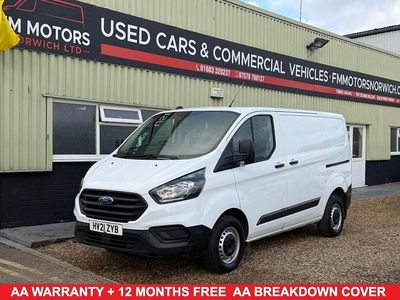 Used Ford Transit Custom S 105 HP (77 kW) 2021 White Van