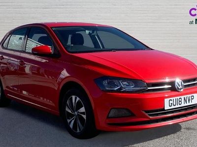 Used VW Polo SE 95 HP (69 kW) 2018 Red Hatchback